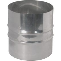Raccordo caldaia d 140 mm mm maschio tubi acciaio inox giunto canna fumaria