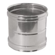 Raccordo caldaia d 250 mm ff femmina tubi acciaio inox giunto canna fumaria