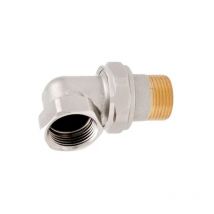 Raccordo curvo 3 pezzi maschio femmina in ottone cromato serie 1200 3/4' Icma