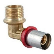Raccordo curvo maschio a pressare per multistrato 3/4' x 20