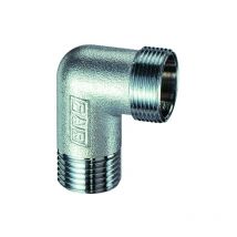 Raccordo curvo maschio in ottone cromato 1/2 ø18 c/kit rame m 24X19 Far Rubinetterie