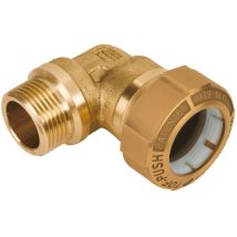 Raccordo curvo maschio in ottone tof-push ø20X1/2' Effebi s.p.a.