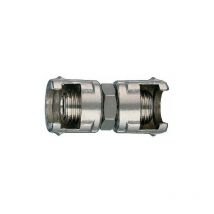 ANI - Raccordo di giunzione con 2 dadi fresati 12/a tubo aria compressa compressor