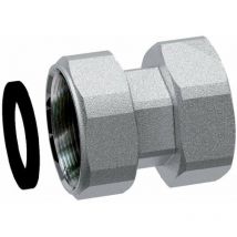 Raccordo di giunzione in ottone cromato con calotta mobile FAR 8321 1"1/2 x 1"1/2