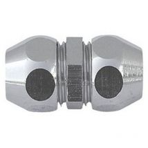 Raccordo Diritto Doppio Con Dadi Conici Cromato