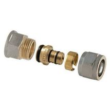 Raccordo diritto femmina a stringere p/multistrato 2pz assemblato 1/2 x 3/4 - 20 (2,00)TDMB