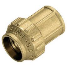 Conector recto hembra de latón 2"" x 63 – TIEMME