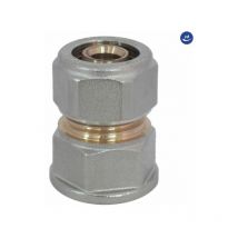 Raccordo diritto femmina a stringere per tubo multistrato serie 7250 3/4 ø26 Rinaldi E Pettinaroli