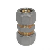 Raccordo diritto intermedio per tubo multistrato completo di kit Ø16 Rinaldi E Pettinaroli