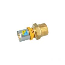 RACCORDO DIRITTO MASCHIO A PRESSARE PER MULTISTRATO Misura: 3/4" x 16