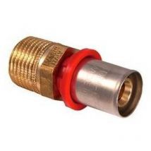 Raccordo diritto maschio a pressare per multistrato 3/4' x 16
