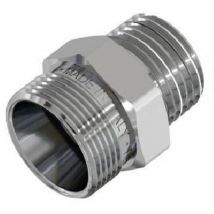 Raccordo diritto maschio cromato Misura: 1/2 - 24X19 fil (D.16)