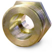 Raccordo diritto maschio/maschio con battuta piana per impianti solari 1 pollice m x 3/4 pollice m