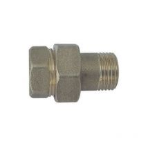 Raccordo diritto mf 3 pezzi ottone giallo 11/4 Tiemm e