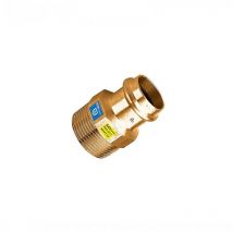 Raccordo dritto bronzo 1/2' x 15 mm a pressare maschio Frabo
