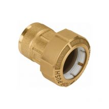 Raccordo dritto femmina in ottone per tubo polietilene serie tof-push 50x11/2' - su ordinazione Effebi s.p.a.