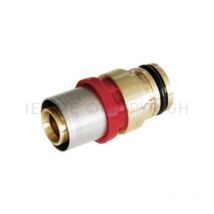 Raccordo diritto doppio per tubo multistrato/attacco fastec 26mm Tiemme 1651041