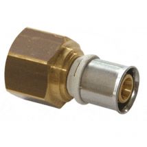Raccordo fisso in ottone multistrato femmina 26x34/26mm senza piombo