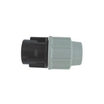 Raccordo femmina Plass on per tubo polietilene 1'1/4 x 32 Plass