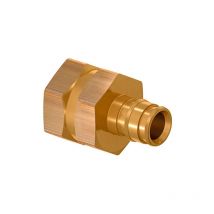 Uponor - raccord femelle q&e pl 16-RP1/2'' ft, pour filetage mâle/femelle conforme à en 10226-1, couleur or (référence 1023009)