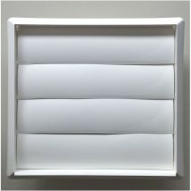 EDM - Tubo in pvc griglia di ventilazione ø120mm o 16,5x18,5cm con piastre mobili