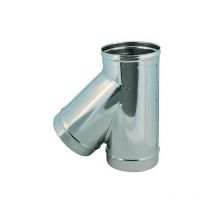 Raccordo inox braga a 135° : Diametro - 200