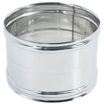 Raccord en acier inoxydable f.f. d.100