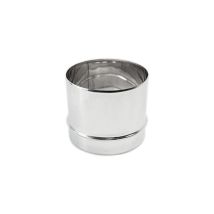 Raccordo Inox M Da 150mm Per Collegare Tubo Rigido A Tubo Flessibile