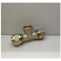Raccordo multistrato a tee t 26x3/4x26 femmina APE raccorderie 26 impianto casa