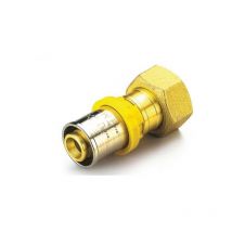 Raccordo per gas diritto con girello e guarnizione piana 20 x 1/2"