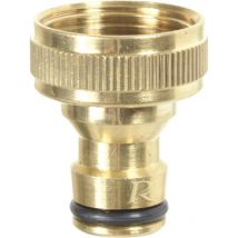 Presa attacco rubinetto filettata in ottone 3/4' 20x27mm ribimex