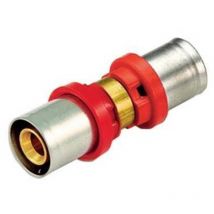 Raccordo press diritto doppio compact 20 x 2,0 -20 x 2,0 Tiemm