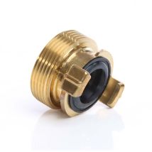 Boccola in ottone per tubo dell'acqua da giardino Raccordo rapido con filetto esterno DN38 (1 1/2′′)