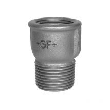 Raccordo ridotto maschio femmina in ghisa malleabile zincato 2" GEORG FISCHER