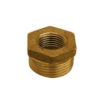 Raccordo riduttore m f 1'1/2 x 1/2' in ottone giallo Rinaldi E Pettinaroli