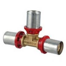 Raccordo tee a pressare per multistrato 26x20x20