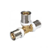 Raccordo tee diam.26x20x26 a pressare per multistrato