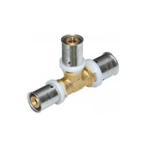 Raccordo tee ridotto diam.20x16x20 a pressare per multistrato