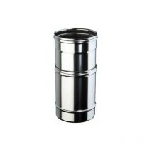 Raccordo telescopico in acciaio inox da 25 a 39 cm 160 mm 160 mm