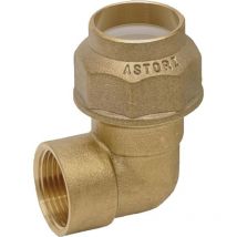 Raccordo tubo polietilene gomito femmina anima in pvc 63x2 f Astori