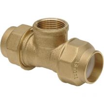 Raccordo tubo polietilene t ti tee femmina in pvc 40x11/4x40 Astori