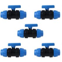 Raccordo valvola in pvc. Maglia in polietilene da 32 mm (confezione da 5 unità) Offerta esclusiva