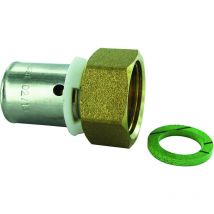 Comap - Raccords droits pour tubes per à sertir écrou libre - Diamètre 20x1,9 mm - Femelle 1/2' (15x21) - Raccords PexPress - 7359504U