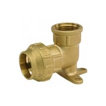 Inyectometal - raccords en laiton - Coude arc avec écrou externe Dimensions : Ø25mm x 3/4'.