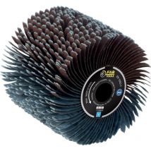 Brosse à lanières abrasives grain80 Ø120mm/L100mm