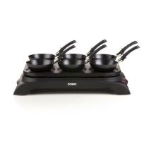 DO8710W Crepiere + Wok - 6 personnes - 1000W - Noir - Domo