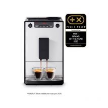 Melitta - E950-666 - Cafetiere automatique Solo Pure Argent - 1400W - 3 reglages dintensite - Reservoir a grains 125g