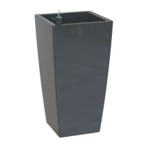 Pot À Fleurs Auto-arrosant Artevasi Pisa Carré Anthracite 45 L