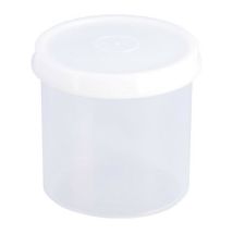 Bote 500 ml con tapón de rosca redondo naturaleza H100xF104mm HÜNERSDORFF