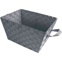 Grand panier de rangement tressé